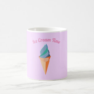 Ice Cream Time roze Mok