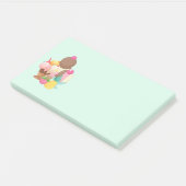 Ice Cream Trio Neopolitan Flavis-nr. Post-it® Notes (Schuin)