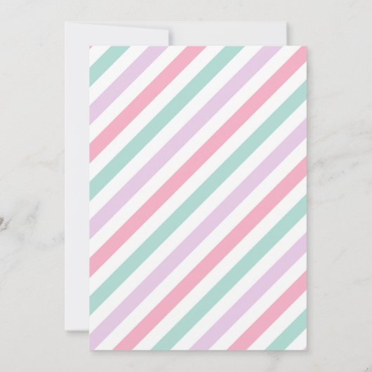 Ice Cream Truck 3 Scoops of Fun 3rd Birthday Kaart (Achterkant)