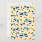 Ice Cream Truck Design Birthday Kaart (Achterkant)