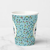 Ice Cream Truck Design Birthday Papieren Bekers (Links)