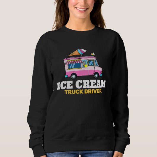 Ice Cream Truck Driver  Ice Cream Man Trui (Voorkant)