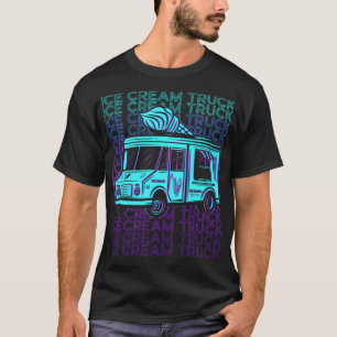Ice Cream Truck Driver Retro T-shirt