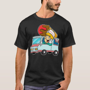 Ice Cream Truck-driver voor ijsklokken  T-shirt