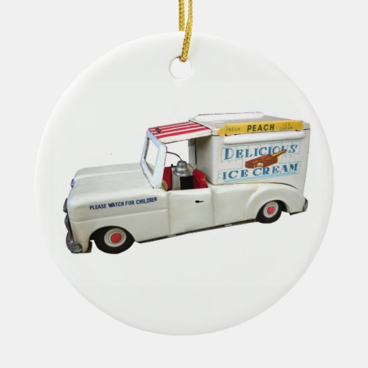 Ice Cream Truck Keramisch Ornament (Voorkant)