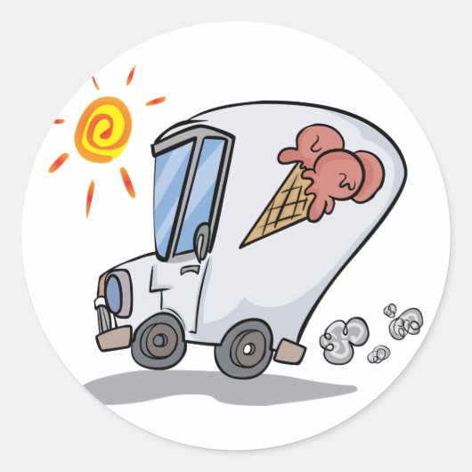 Ice Cream Truck Stickers (Voorkant)