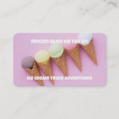 Ice Cream Truck Visitekaartje (Voorkant)
