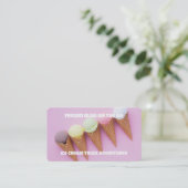 Ice Cream Truck Visitekaartje (Staand voorkant)