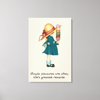 Ice Cream van Isabel Canvas Afdruk