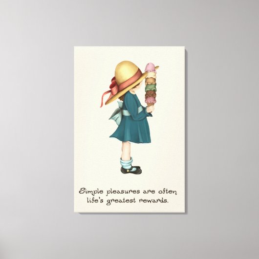 Ice Cream van Isabel Canvas Afdruk (Voorkant)