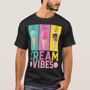 Ice Cream Vibes Gelato Sorbet Popsicle Mochi T-shirt
