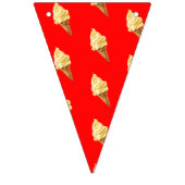 Ice-cream Vivid red Vlaggetjes (Derde vlag)