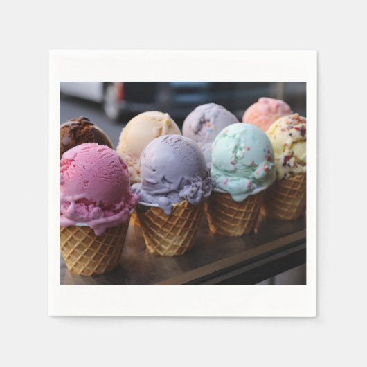 Ice Cream Vlucht Servet (Voorkant)