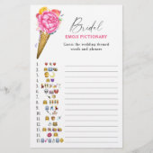 Ice cream - vrijgezellenfeest emoji pictionary spe (Voorkant)