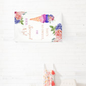 Ice Cream Vrijgezellenfeest Ze is zo mooi opgeslok Spandoek (Insitu)