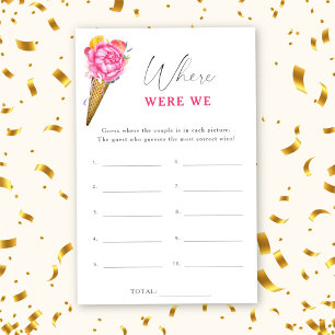 Ice cream - Waar waren we vrijgezellenfeest spel