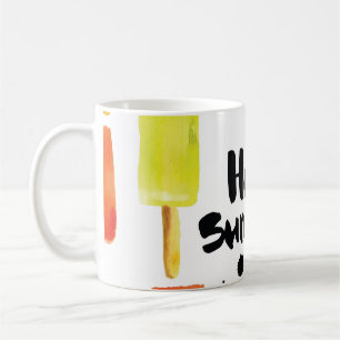 Ice Cream: Waterverf Koffiemok