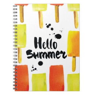 Ice Cream:  Waterverf Notitieboek
