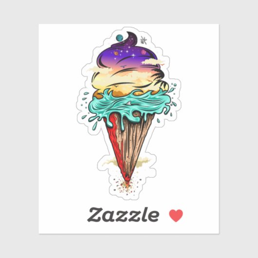 Ice Cream World Sticker (Vel)