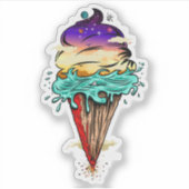 Ice Cream World Sticker (Voorkant)