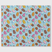 Ice Cream Wrapping Paper Cadeaupapier (Vlak)