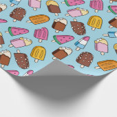 Ice Cream Wrapping Paper Cadeaupapier (Hoek)