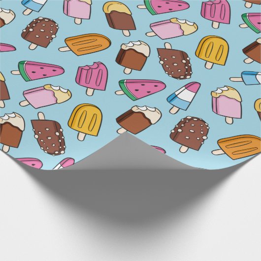 Ice Cream Wrapping Paper Cadeaupapier (Hoek)