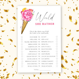 Ice cream - Zou ze liever vrijgezellenfeest spel