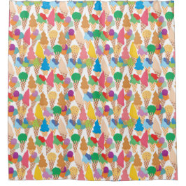 Ice creams douchegordijn