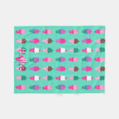 Ice crème kegels fleece blacket deken (Voorkant (Horizontaal))