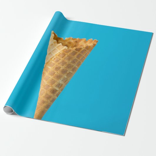 Ice crème-kool cadeaupapier (Uitgerold)