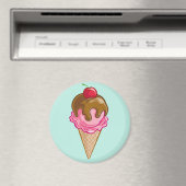 Ice crème-kool magneet (Insitu (Vaatwasser))