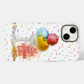 Ice crème maakt alles beter Case-Mate iPhone case (Achterkant (horizontaal))