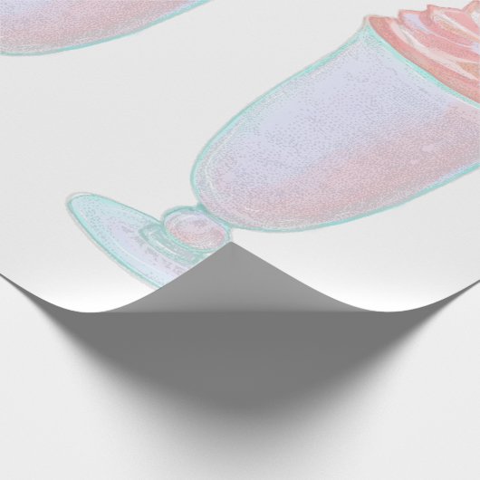 Ice crème milkshake cadeaupapier (Hoek)