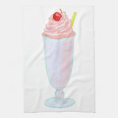 Ice crème milkshake theedoek (Verticaal)