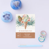 Ice crème parlor flyer (Enkel)