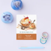 Ice crème parlor flyer (Enkel)