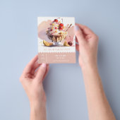 Ice crème parlor flyer (Hand)