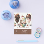 Ice crème parlor flyer (Enkel)