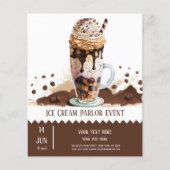 Ice crème parlor flyer (Voorkant)