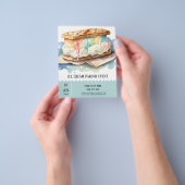 Ice crème parlor flyer (Hand)