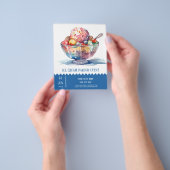 Ice crème parlor flyer (Hand)