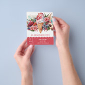 Ice crème parlor flyer (Hand)