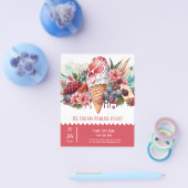 Ice crème parlor flyer (Enkel)