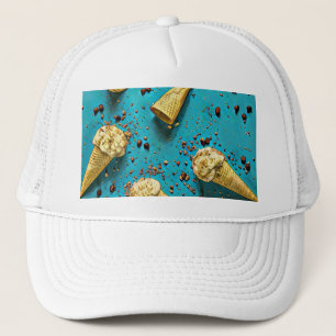 Ice crème wafelpitten trucker pet