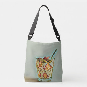 Ice crème-winkel crossbody tas