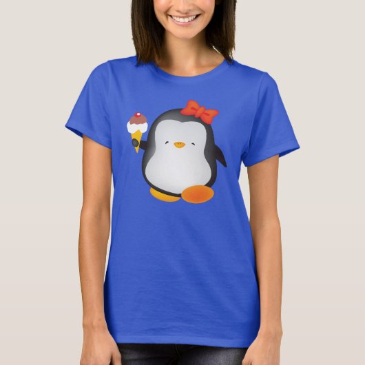 Ice crèmepinguïn t-shirt (Voorkant)