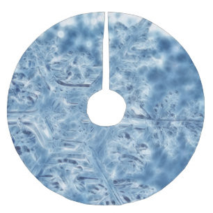 Ice Crystal Fractal Snowflake, bevroren Kerstboom Rok
