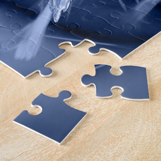 Ice Crystal Jigzaag Puzzle Legpuzzel (Zijkant)