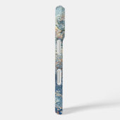 Ice Crystal Monogram Winter Case-Mate iPhone Case (Achterkant / Rechts)